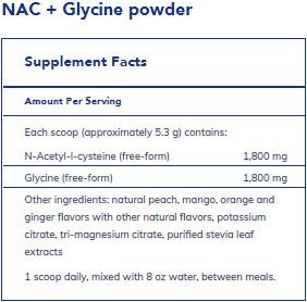 Pure Encapsulations NAC + Glycine Powder 5.6 oz