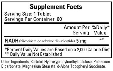 Ecological Formulas NADH 5mg 60T