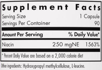 Allergy Research Group Niacin Vitamin B3 90c