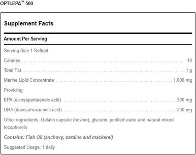 Douglas Laboratories Opti-EPA 500 (Cholesterol Free) 60sg