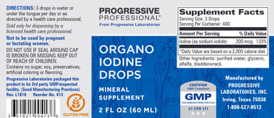 Progressive Labs Organo Iodine Drops 2oz