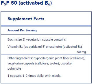 Pure Encapsulations P5P 50 (activated B6) 60c