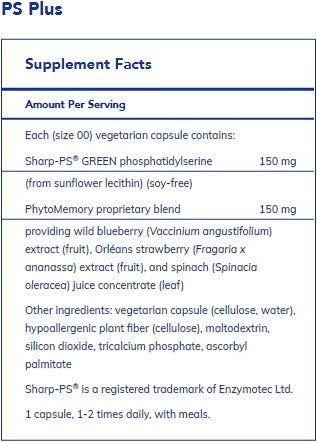 Pure Encapsulations PS Plus 60c