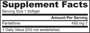 Jarrow Formulas Pantethine 60sg