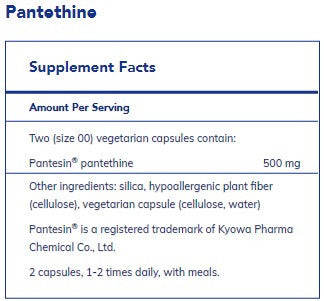 Pure Encapsulations Pantethine 60c