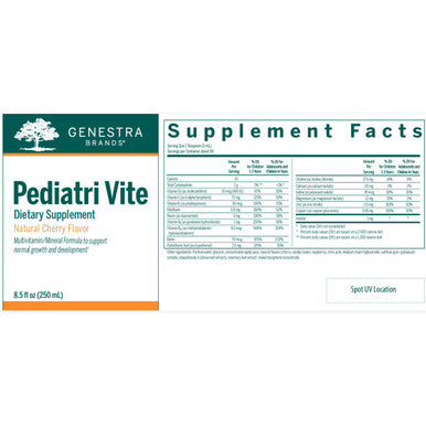 Genestra Pediatri Vite-cherry flavor 8.5 oz