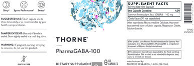 Thorne PharmaGABA-100 60c