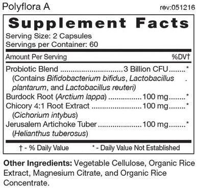 D'Adamo Personalized Nutrition Polyflora Probiotic (Type A) 120c