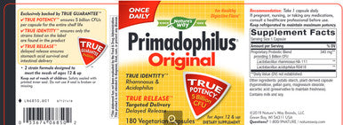 Natures Way Primadophilus 180c