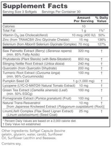 Protocol for Life Balance Prostate-B 90sg