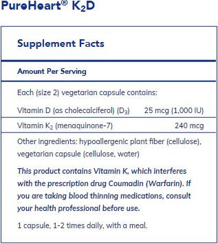 Pure Encapsulations Pure Heart K2D 60c