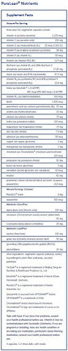 Pure Encapsulations PureLean Nutrients 180c