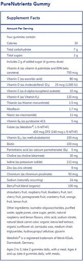 Pure Encapsulations PureNutrients Gummy 100 gummies