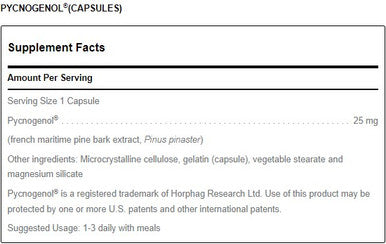 Douglas Laboratories Pycnogenol 25mg 120c