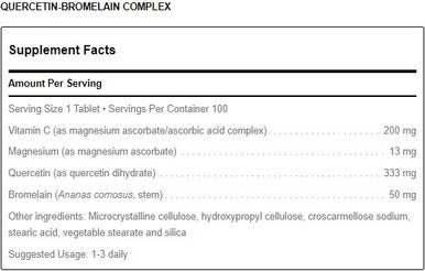 Douglas Laboratories Quercetin Bromelain Complex 100T