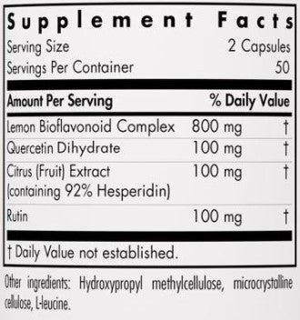 Allergy Research Group Quercetin Bioflavonoids 100c