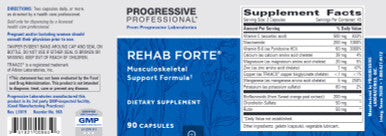 Progressive Labs Rehab Forte 90c