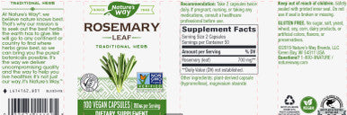 Natures Way Rosemary Leaves 100c