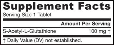 Jarrow Formulas S-Acetyl L-Glutathione 100mg 60t