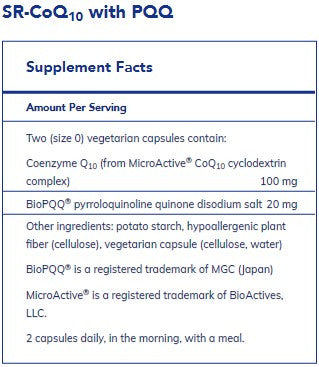 Pure Encapsulations SR-CoQ10 with PQQ 60C