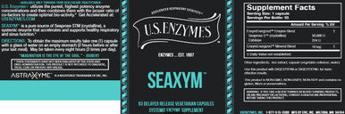 U.S Enzymes Seaxym 93 vegetarian capsules