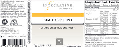 Integrative Therapeutics Similase Lipo 90c