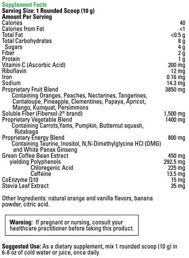 DaVinci Laboratories Spectra Oranges w/CoQ10 30 servings