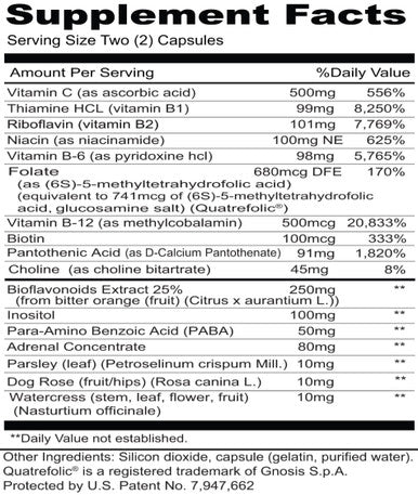 Priority One Stress B & C w/ Adrenal 120c