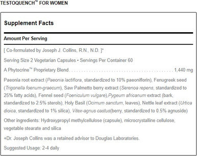 Douglas Laboratories TestoQuench for Women 120c