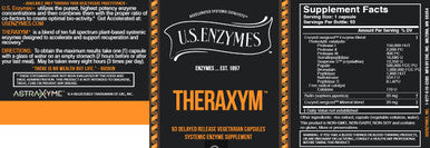 U.S Enzymes Theraxym 93 vegetarian capsules