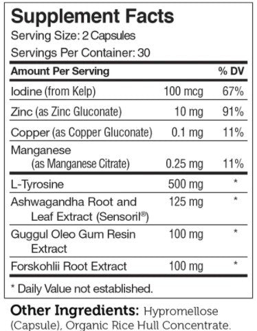 Advanced Nutrition by Zahler Thyraid 60c