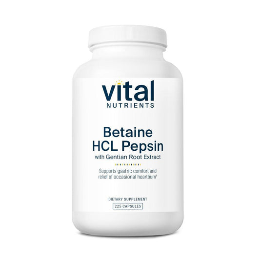 Vital Nutrients Betaine HCL-Pepsin 225c