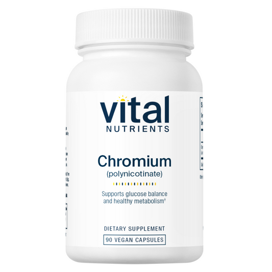 Vital Nutrients Chromium (polynicotinate) 200mcg 90 vcaps