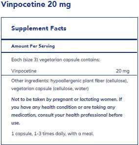 Pure Encapsulations Vinpocetine 120c