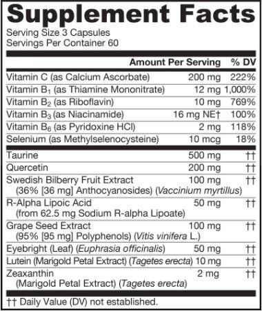 Jarrow Formulas Vision Optimizer 180c