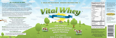 Well Wisdom Vital Whey Natural 600 Grams