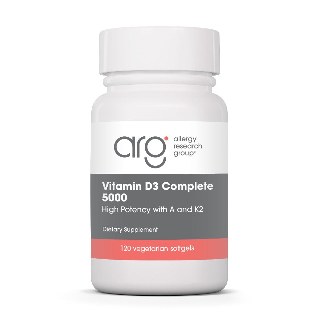 Allergy Research Group Vitamin D3 Complete 5000 IU 120 veggie softgels