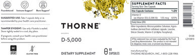 Thorne Vitamin D 5,000 60c