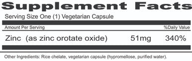 Priority One Zinc Orotate 100c