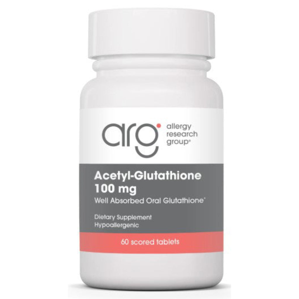 Allergy Research Group Acetyl-Glutathione 100 mg 60 scored tablets