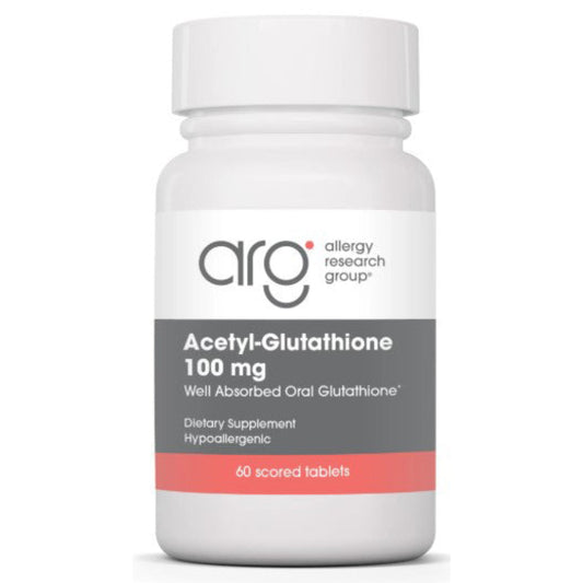 Allergy Research Group Acetyl-Glutathione 100 mg 60 scored tablets