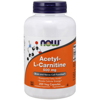 Now Foods Acetyl-L-Carnitine 500 mg 200vc