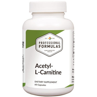 Professional Formulas Acetyl-L-Carnitine 500mg 60c