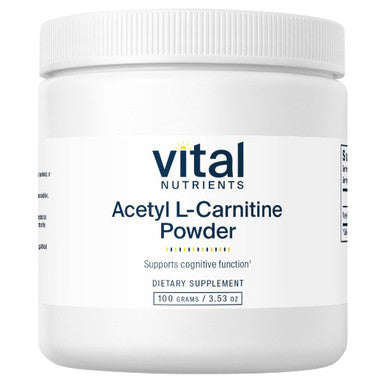 Vital Nutrients Acetyl L-Carnitine Powder 100g (3.53 oz)