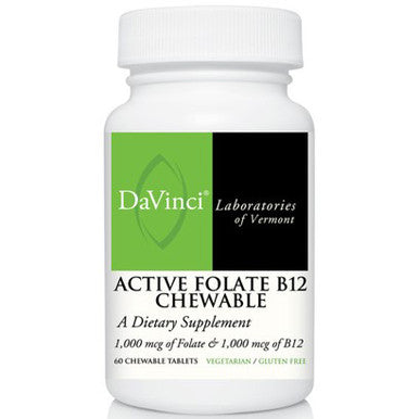 DaVinci Laboratories Active Folate B12 Chewable 60c