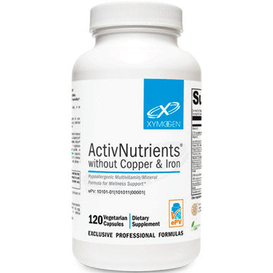 Xymogen ActivNutrients without Copper & Iron 120c