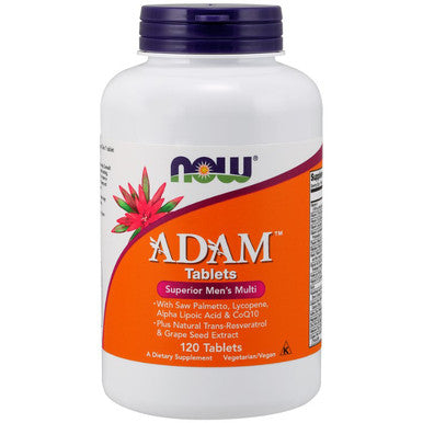 Now Foods Adam Superior Men's Multiple Vitamin Tablets 120t