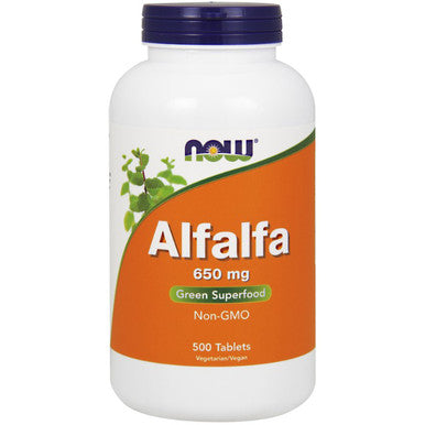 Now Foods Alfalfa 650mg 500t