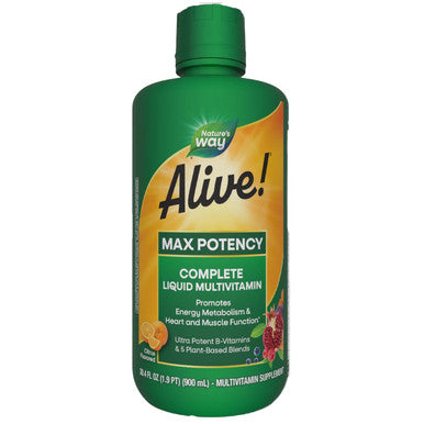 Natures Way Alive! Max Potency Liquid Multivitamin 30.4 oz