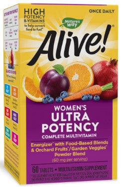 Natures Way Alive! Once Daily Women's Multi 60T Ultra Potency